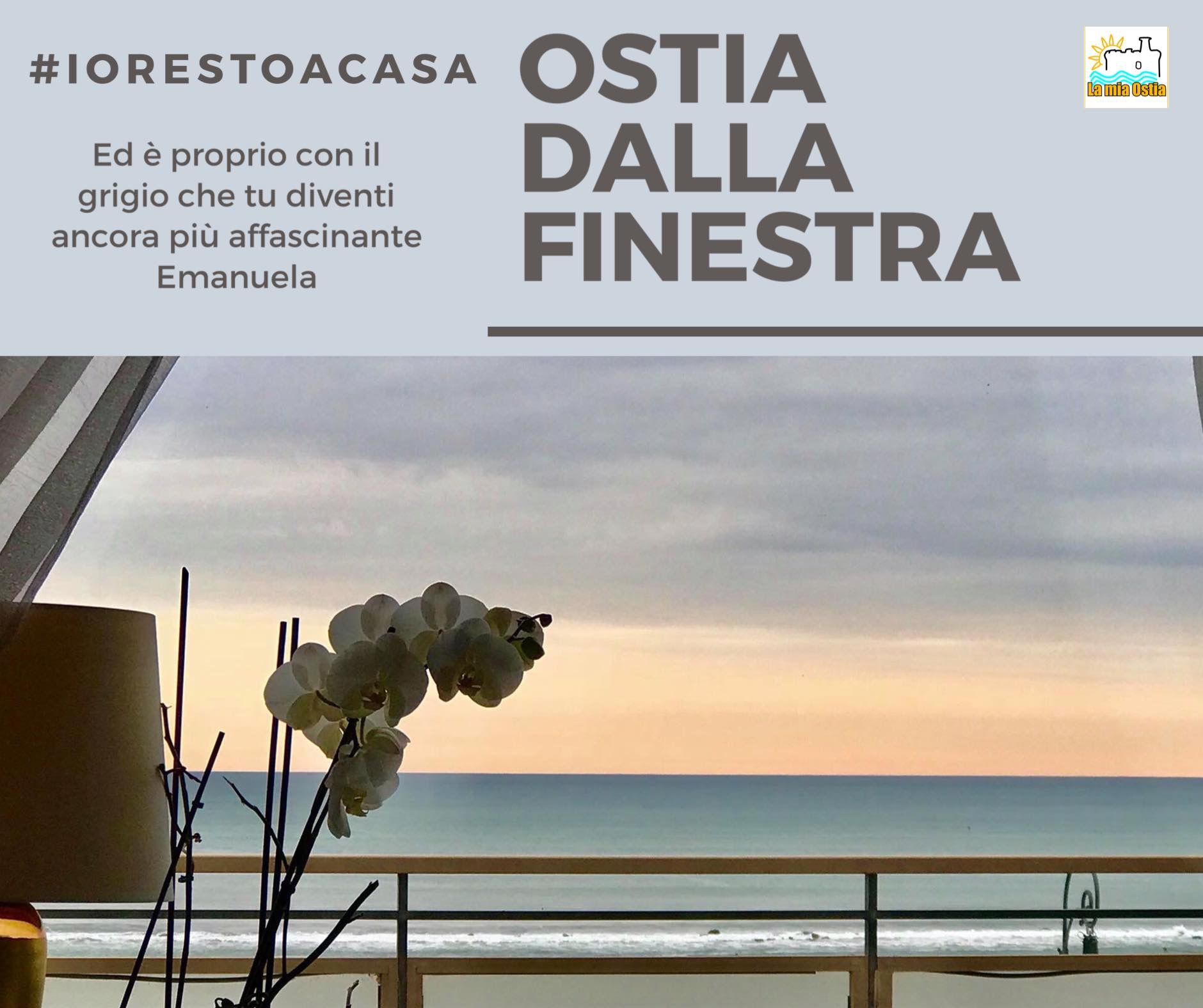 Ostia dalla finestra: mese di aprile